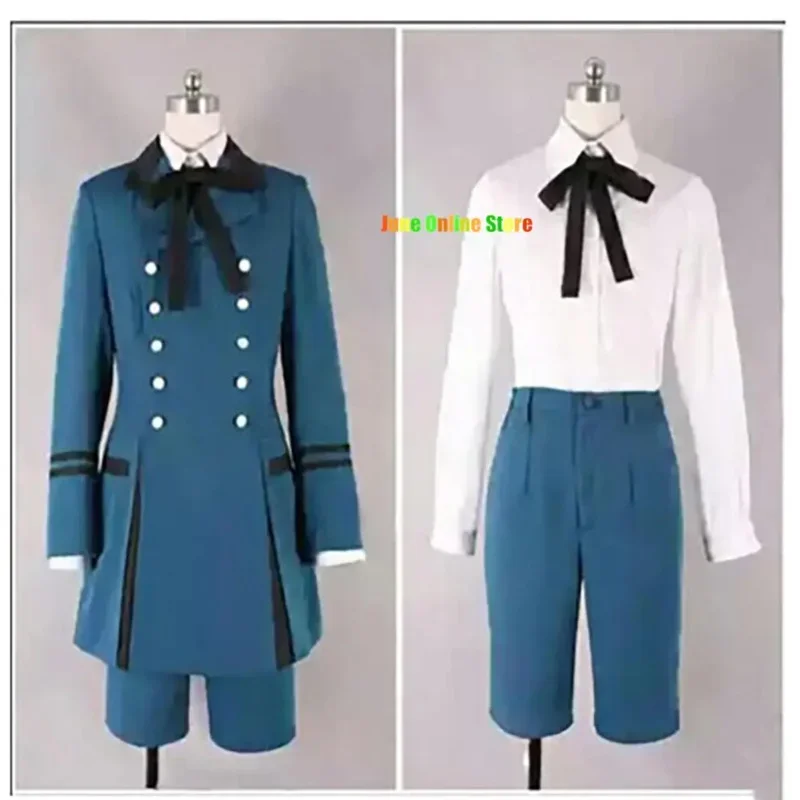 

EE01 Аниме Черный дворецкий Kuroshitsuji Ciel Phantomhive Косплей Костюм Хэллоуин Вечеринка Женщины Мужчины Полный комплект одежды 0Ww