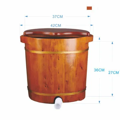 Red oak foot tub foot tub 40 high foot basin with drainage wood basin cedar wood foot tub foot tub