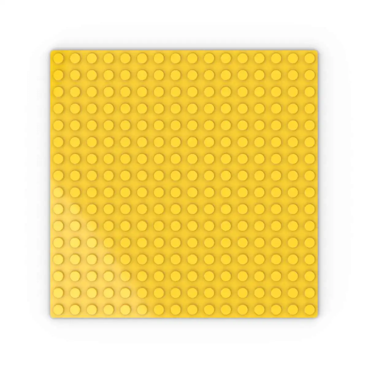 Placa de base de bloco de construção de partículas pequenas, placa de base 16x16 buraco de face única, pode ser usada para mesa e parede, brinquedos infantis