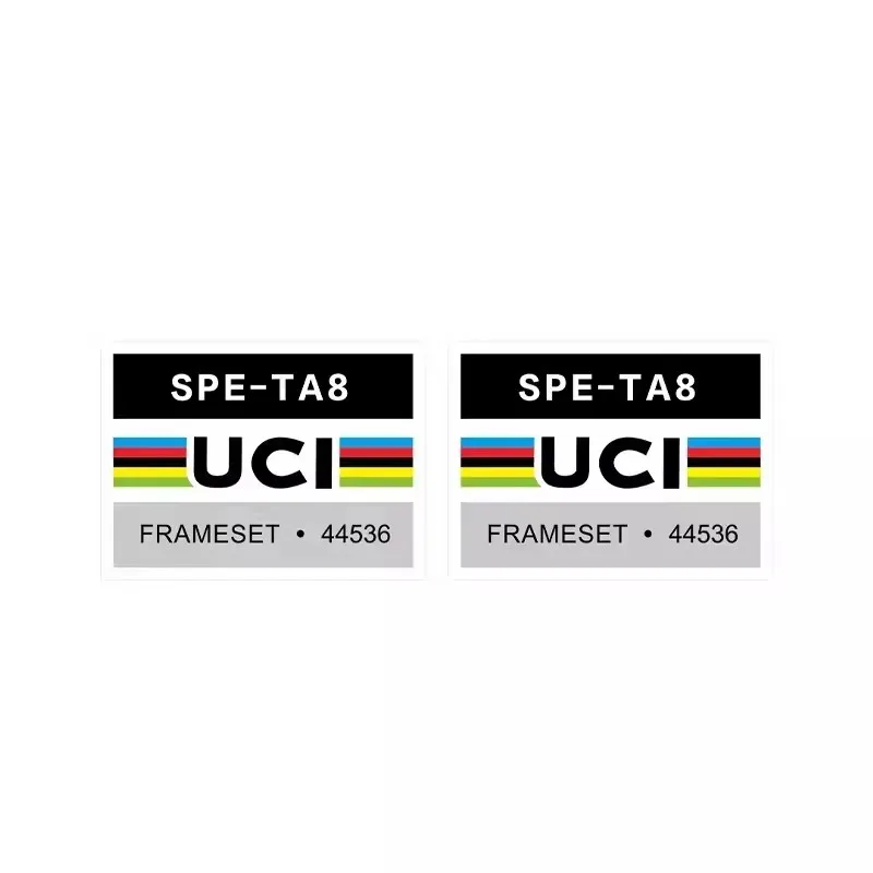 Customized frame name ID certification small label sticker bicycle union certification label bicycle decals warning films