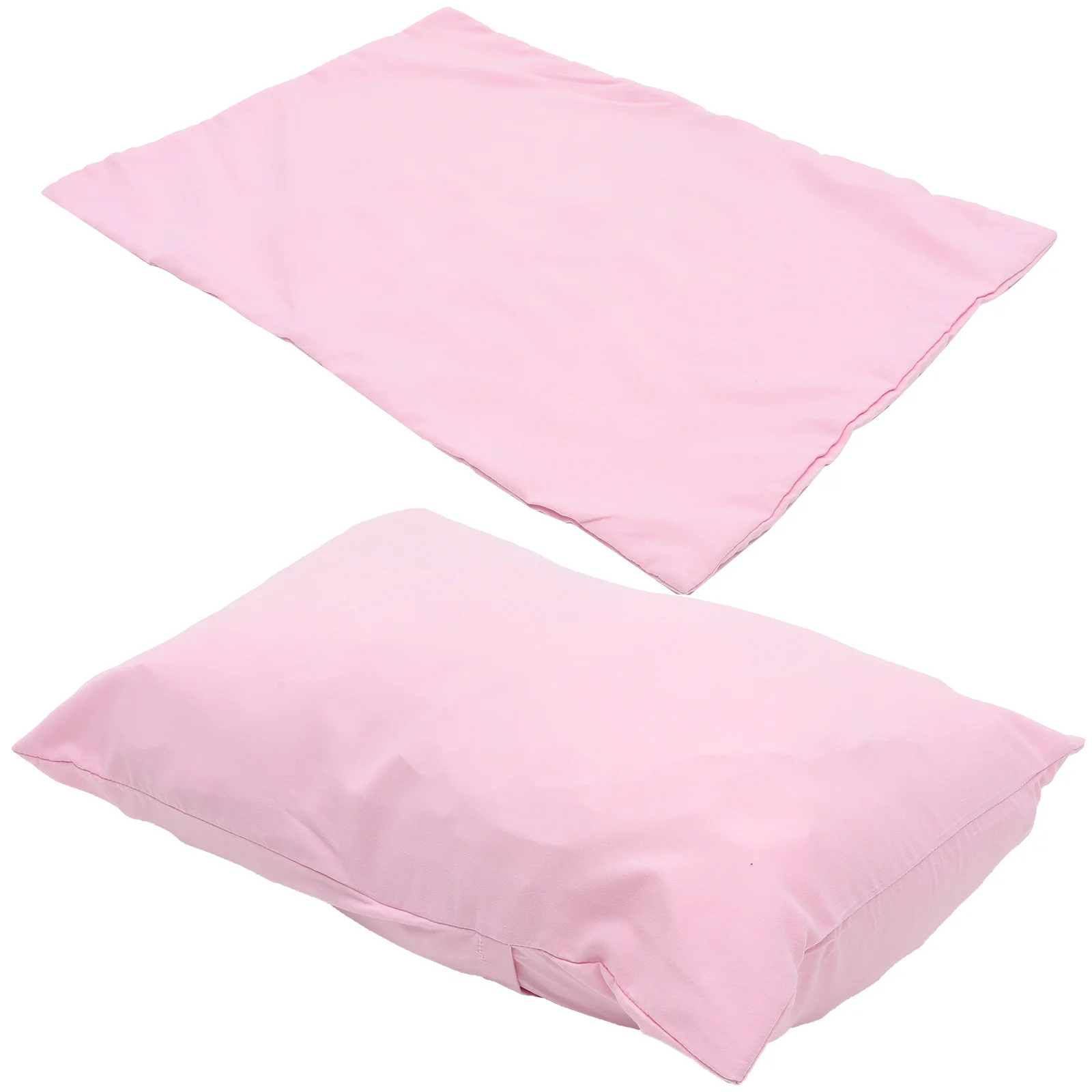 

2Pcs Children Pillowcovers Envelope Closure Compact Design Travel Pillow Case Soft Texture Toddler Pillowcases