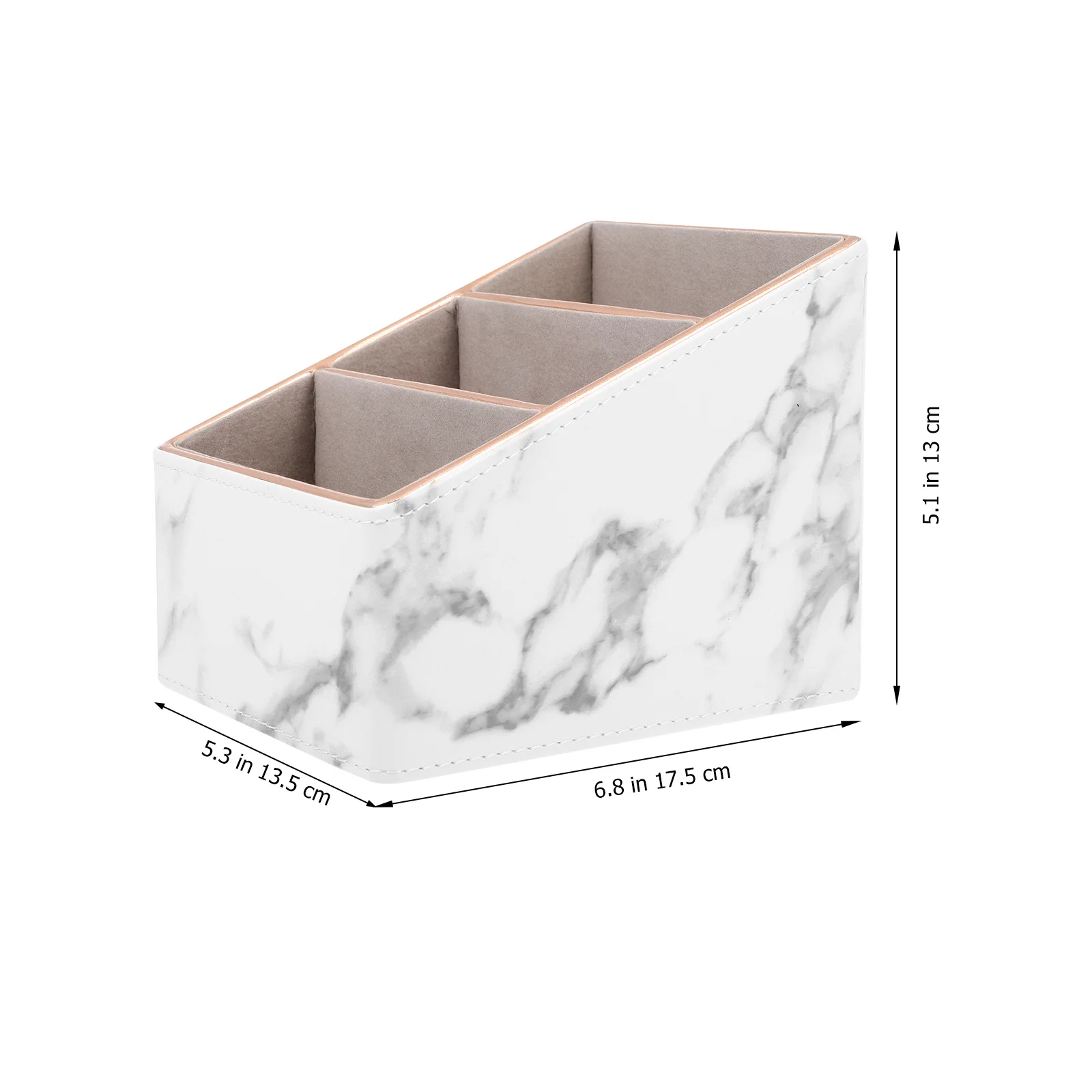 Multi-Grid Storage Box Trapezoid Table Organizer For Home Desktop Sundries Stationary Holder Practical Storage Baskets Home