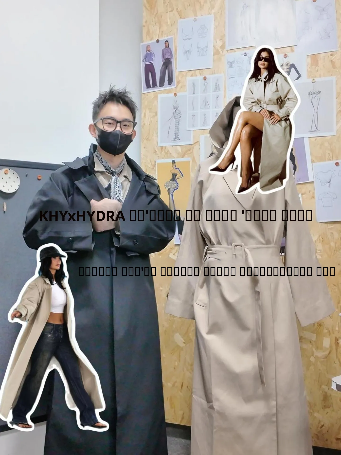 

Street Sle Long Hooded Coat Loose Fit Women's Jaet Polyester Fiber Cotton Blend Long Sve Zipper Closure Pure Color