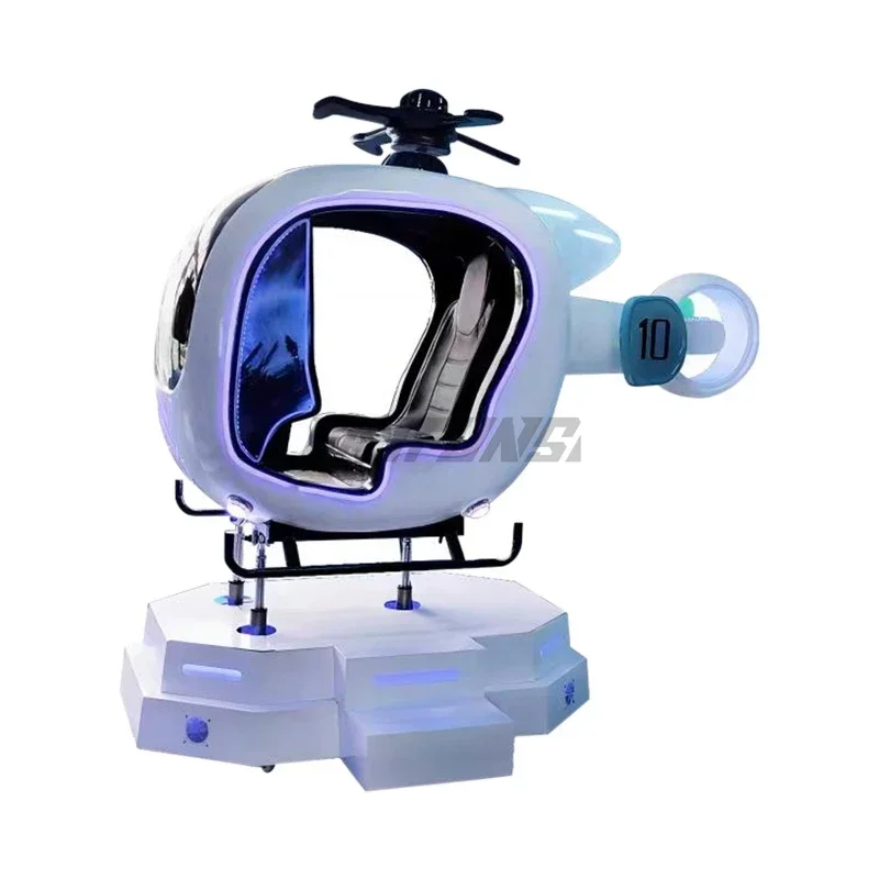 

VR Amusement Theme Park Game Machine Virtual Reality Equipment Commercial Game Center Cockpit 9D VR Flight Simulator