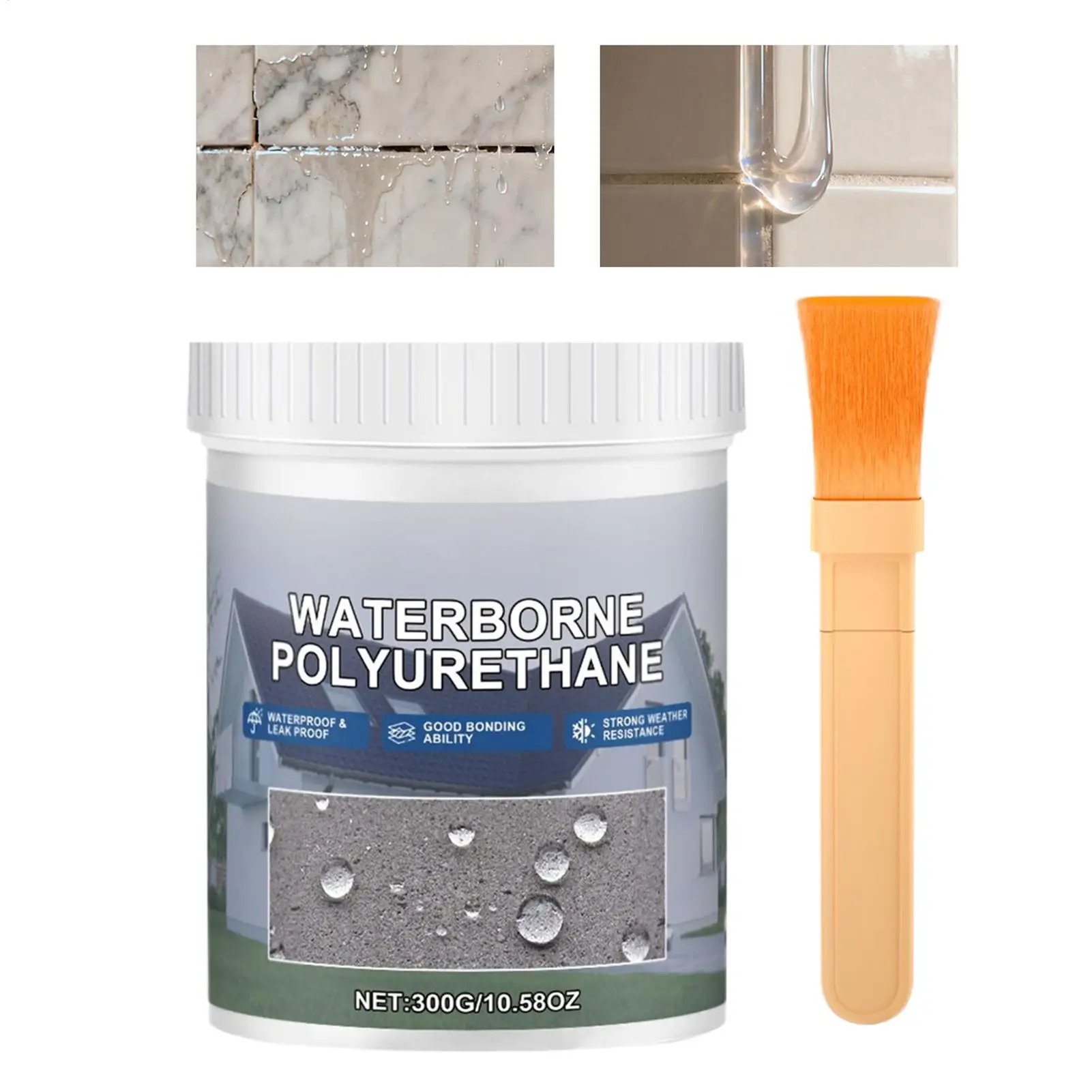 Waterproof Coating Sealant Agent Transparent Glue With Brush Invisible Anti-Leak Roof Repair Broken Agent Waterproof Coating