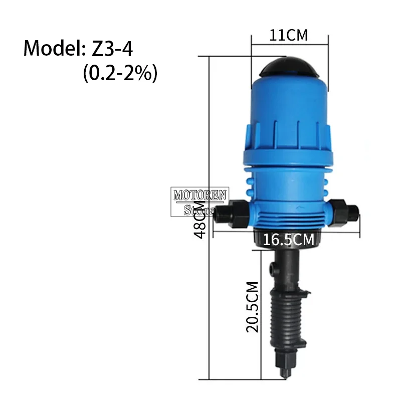 Imagem -06 - Bomba Proporcional Híbrida Automática Injetor de Fertilizante Bomba de Dosagem para Trabalho de Jardim Distribuidor Líquido Químico 044