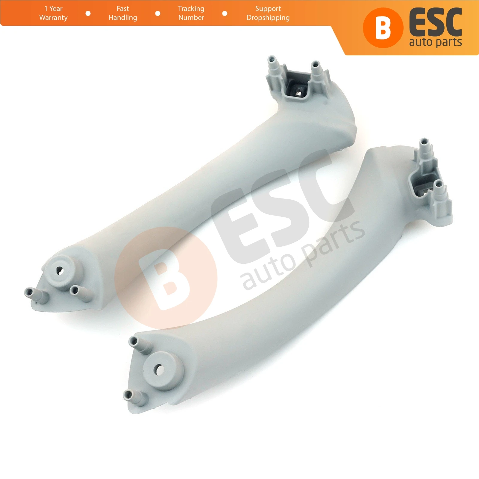 EDP1053 Inner Door Handle Pull Strap Bracket Gray 51417230849 51417230850 Left Right for BMW 3 E90 E91 Sedan Wagon 2004-2012