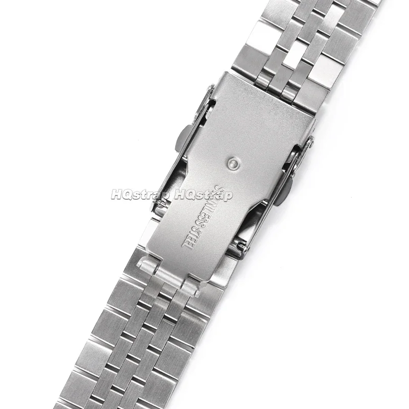 For Jubilee Watch Strap 18mm 20mm 22mm 23mm 24mm Soild Stainless Steel Band for Seiko Metal Bracelet Quick Release Wristband