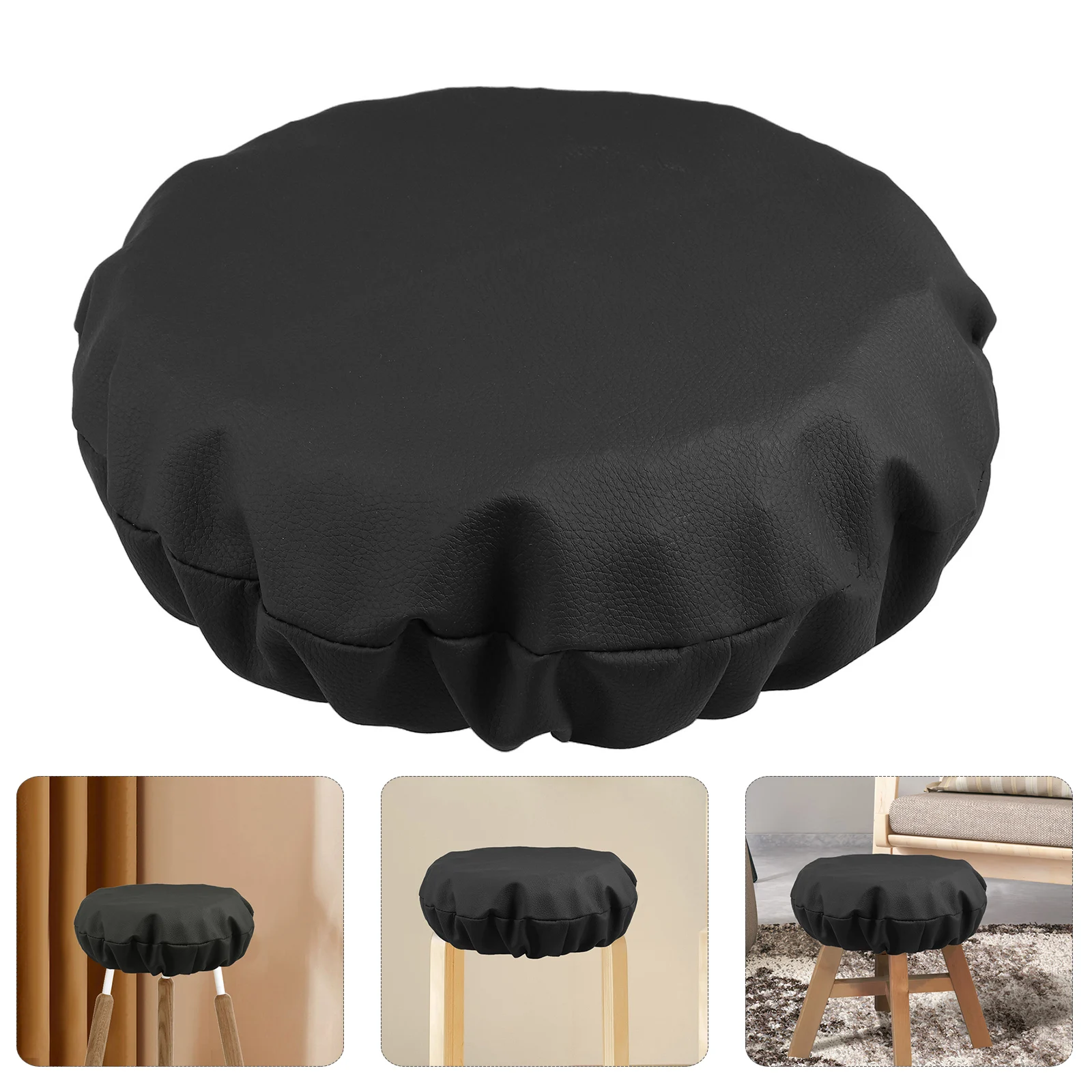 

Round Stool Cushion Chair Slipcover Elastic Seat Comfortable Protection Waterproof Easy Stool Cushion