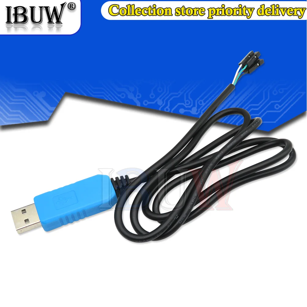 1PCS PL2303 TA USB TTL RS232 Convert Serial Cable PL2303TA Compatible with Win7 Win8 Win10 vista