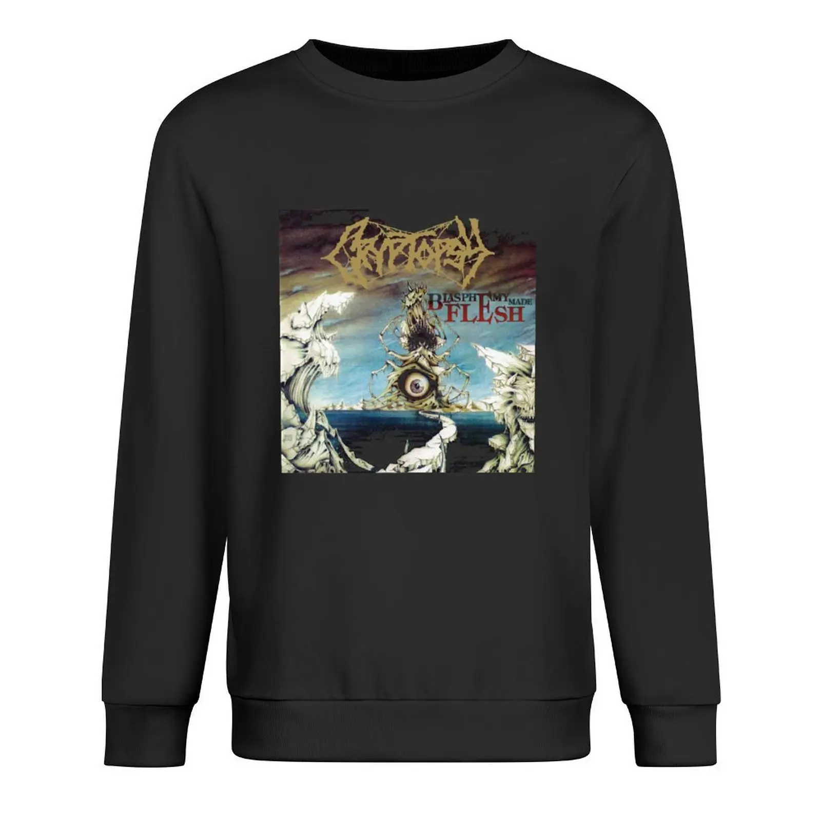 

CRYPTOPSY Pullover men's clothes men clothes korean autumn clothes men's winter sweater oversize sweatshirts