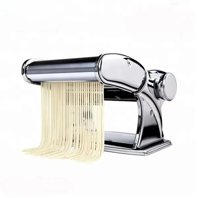 New Design Optional Stainless Steel Manual Streamline Pasta Maker Machine for Making Fresh Pasta and Noodle