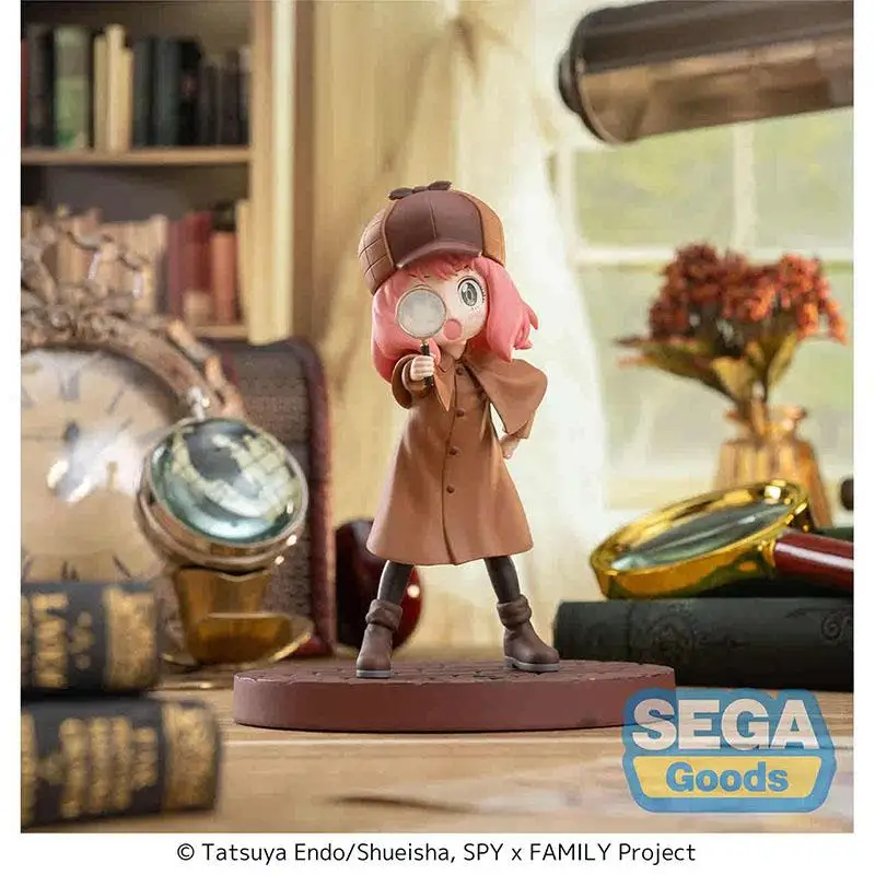 

Genuine SEGA LUMINASTA SPY FAMILY Anya Forger Detective 2 Anime Action Figure Model Toys Gift for Birthday