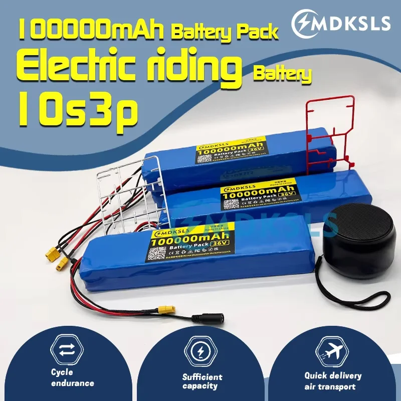 2026 10S3P 36V 100Ah Scooter Battery Pack for Xiaomi Mijia M365 36V Battery pack Electric Scooter BMS Board for Xiaomi M365