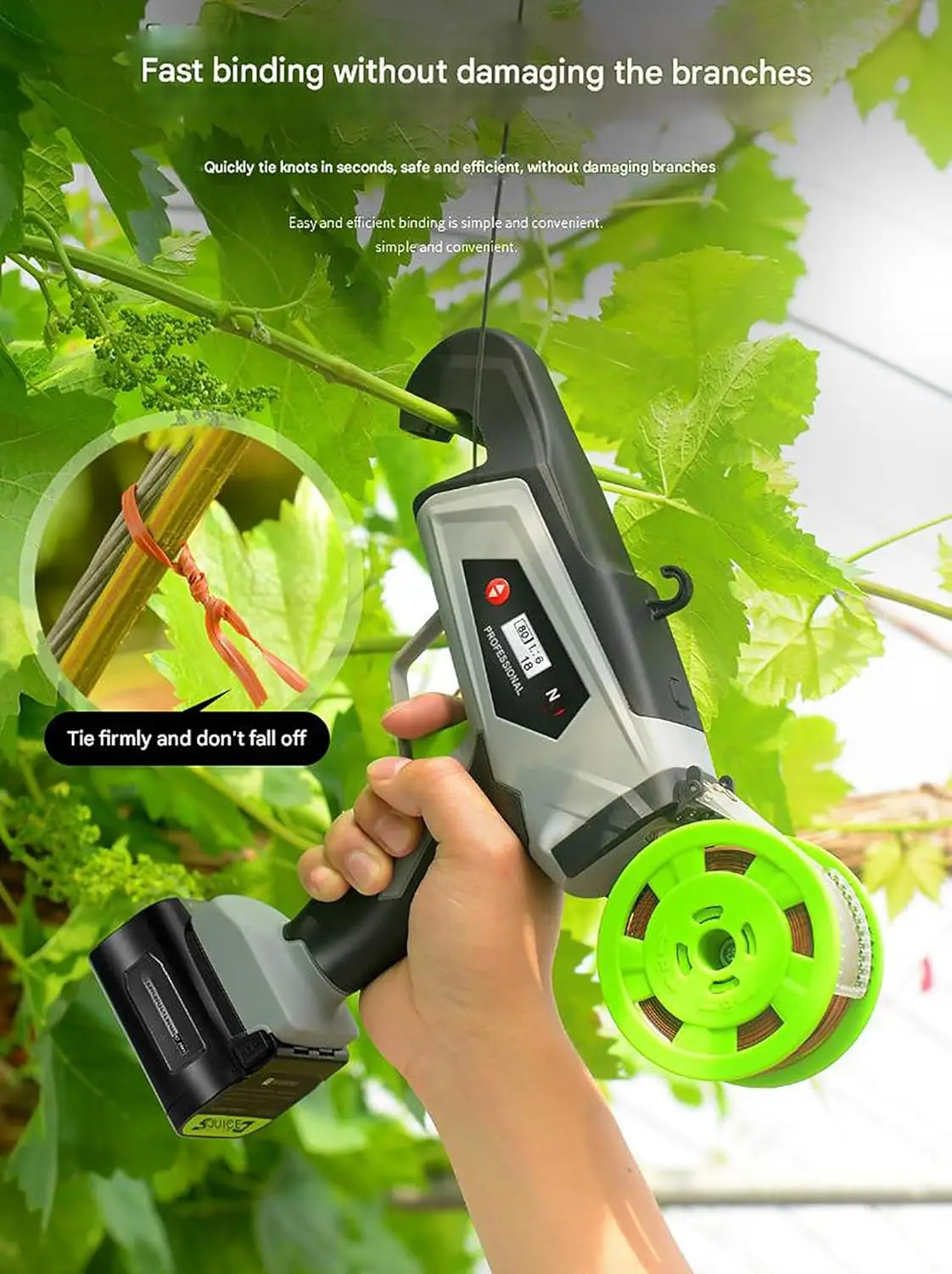 Electric Tying Machine Cucumber Bunching Bundling Tying Machine