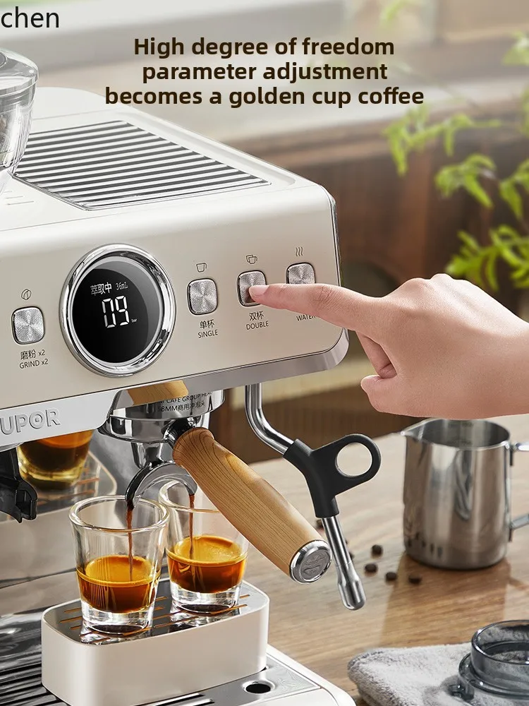 HXL concentrated semi-automatic coffee machine home office small grinding integrated tea bar machine