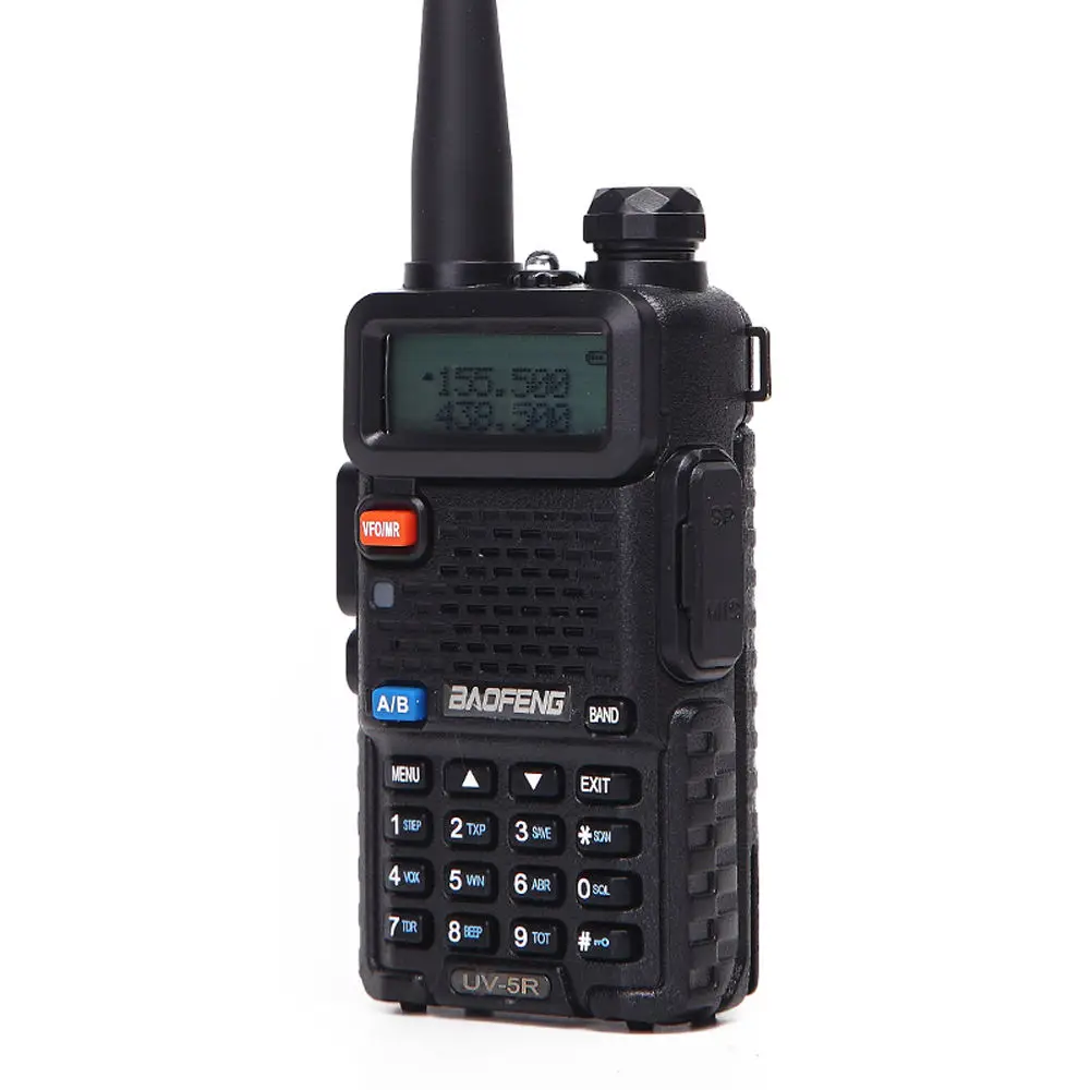 Imagem -04 - Baofeng-original Handheld Dual Band Walkie Talkie Vhf Uhf Uhf Portátil Móvel Transceptor de Vias Ham Uv5r pc Pcs