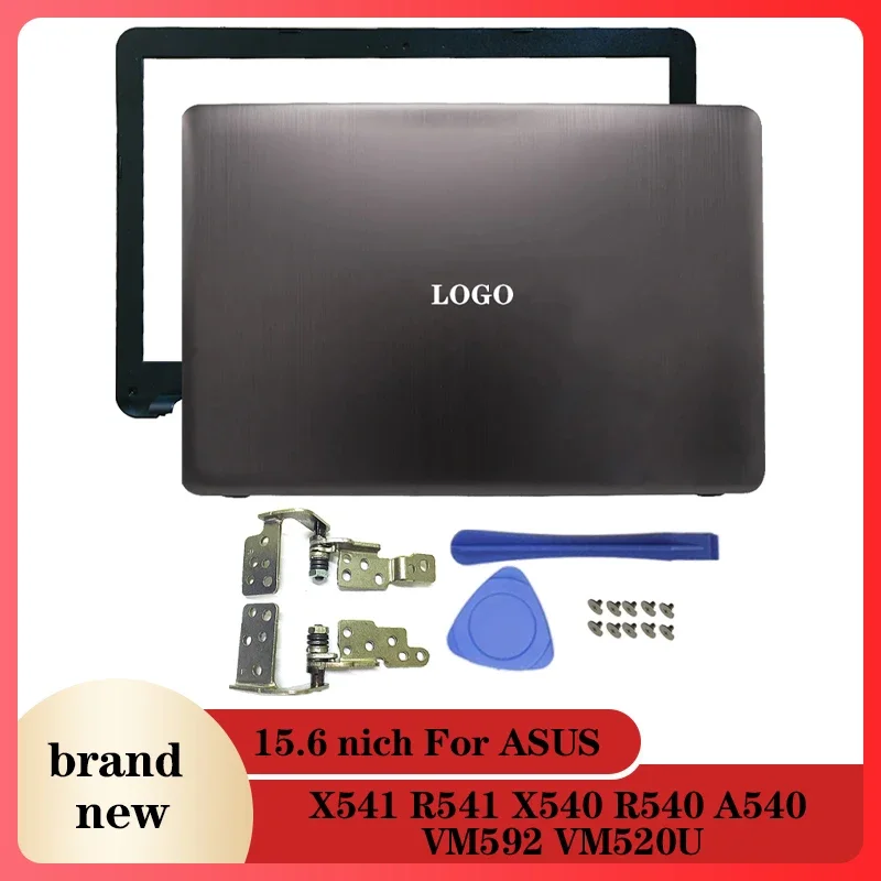 NEW Laptop Accessories LCD Back Cover/Front Bezel/Hinges For ASUS X541 X541U R541 X540 F540 R540 A540 VM592 VM520U Notebook