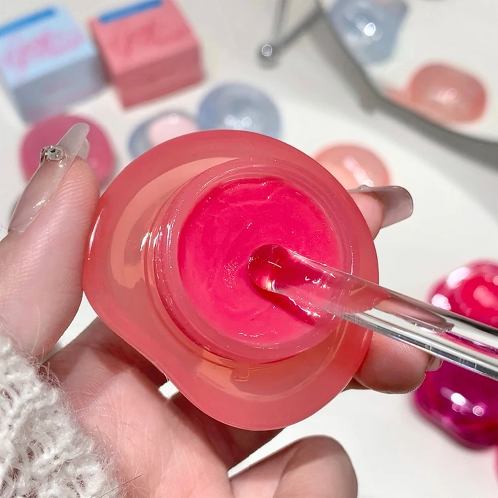 Gege Bear Gel Texture Lip And Cheek Dual-purpose Cream Blush Lipstick Dual-purpose Brightening And Moisturizing