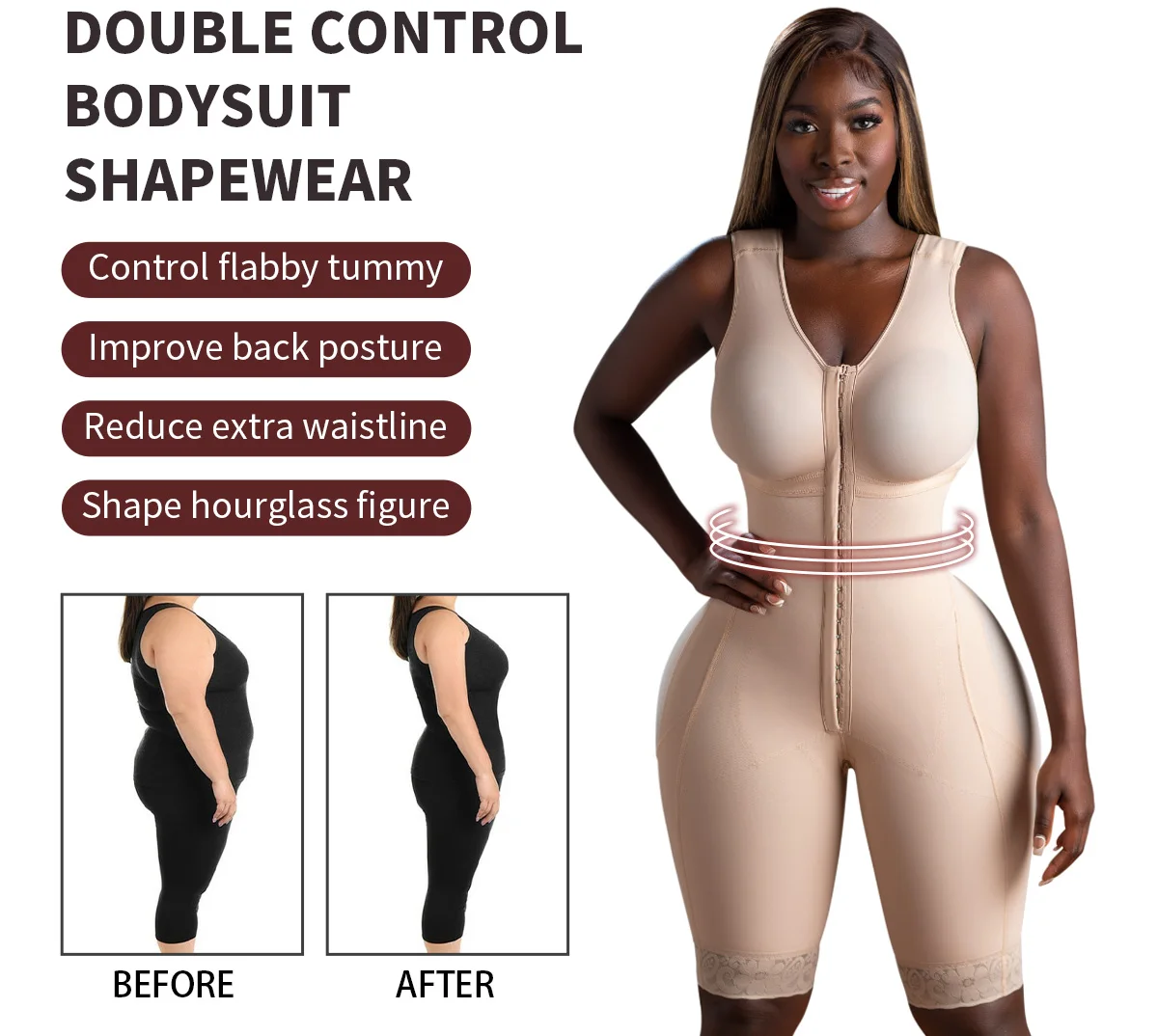 Post-Surgery Fajas Colombianas Girdles Shapers Compression Full Body Shapewear Liposuction Postpartum Tightening Modeling Corset