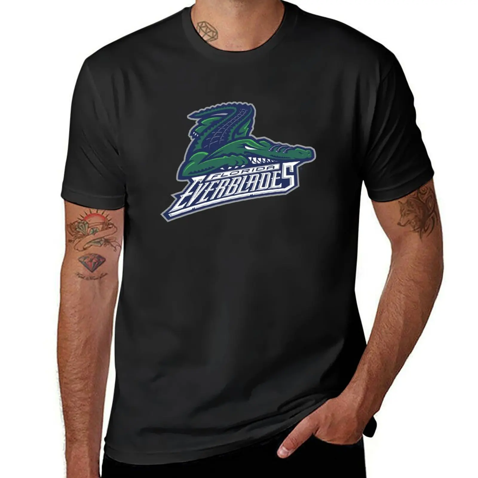 Florida Everblades T-Shirt summer clothes for a boy animal prinfor boys oversized mens tall t shirts