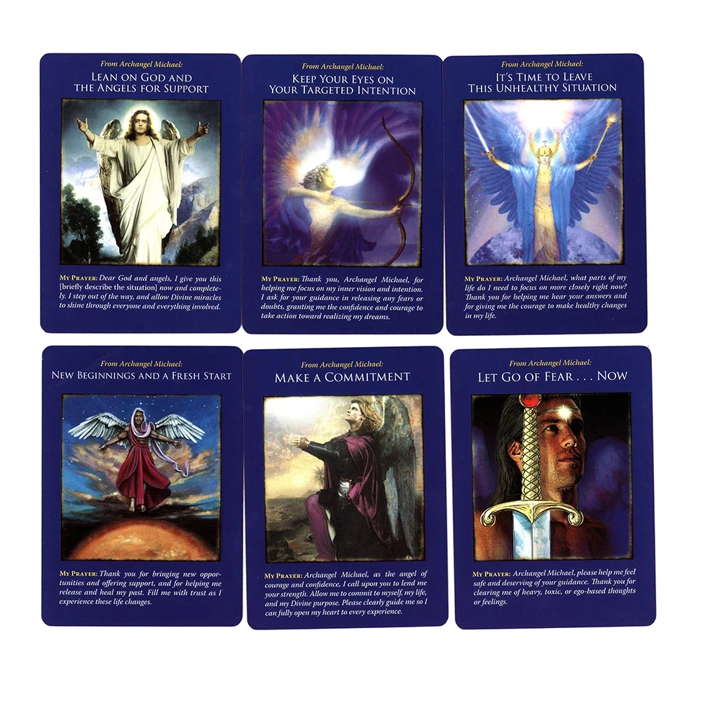 NEW Most Popular Angel Series Archangel Michael Oracle Cards Tarot Cards for Beginners with PDF Guidebook  Doreen Virtue