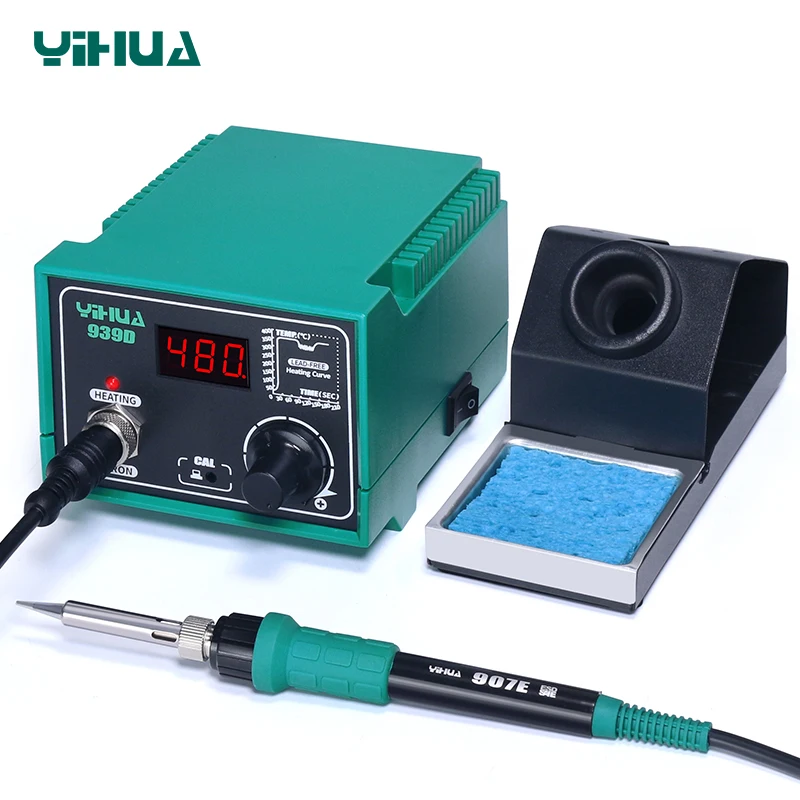 

Factory supplier YIHUA 939D 60W soldering iron manufacturer desoldering tools electronics repair soldering station