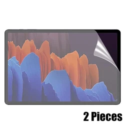 2 packs screen protector for Samsung galaxy tab S7 /S8 11 FE S7+ S8+ Plus 12.4 protective pet anti glare film Tab S7 S8 Plus Fe