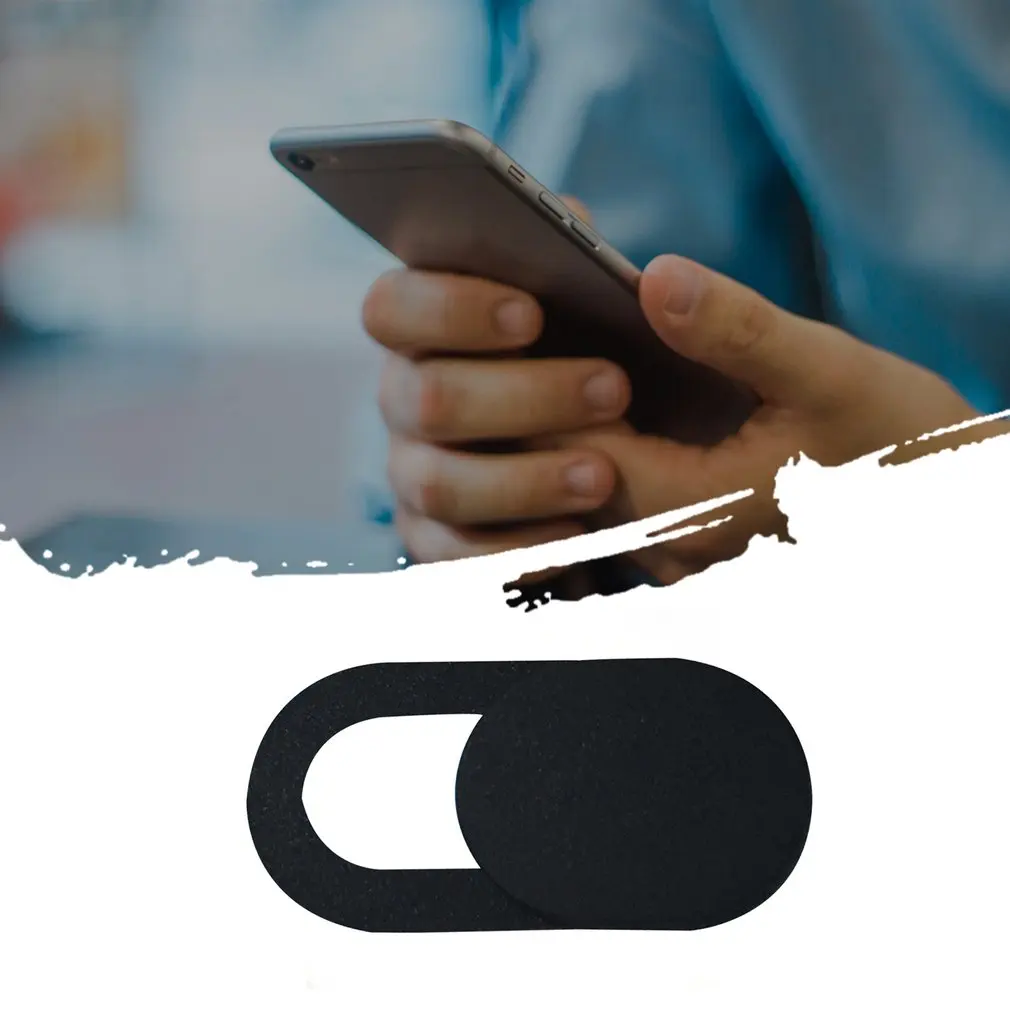 Webcam Cover Shutter Magnet Slider Plastic Camera Cover for iPad Tablet Web Laptop Pc Camera Mobile Phone Lenses Privacy Sticker