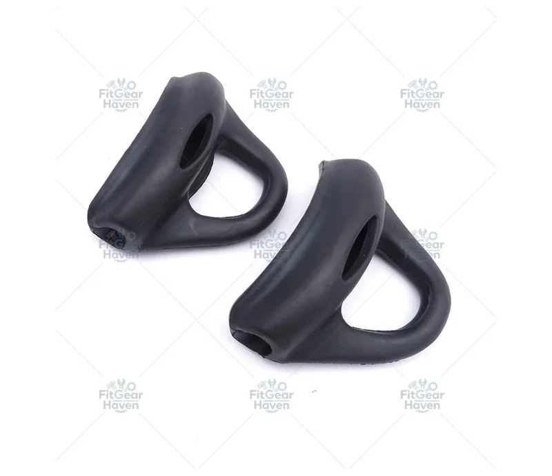 Stainless steel spring fins with rubber handle at the heel, specialized diving equipment component