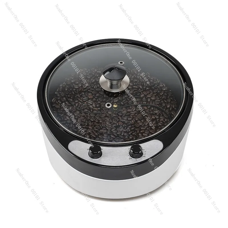 110V Coffee Roaster, Small Bean Roasting Machine, Popcorn Machine, Five-Grain Health-Preserving Dried Fruit Roaster for Home Use