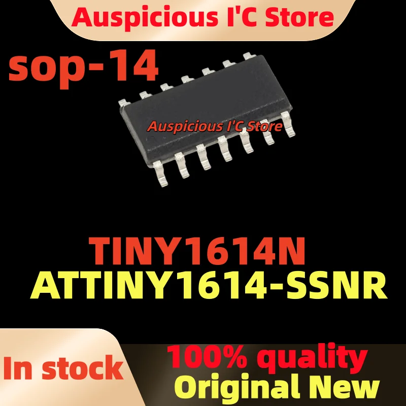 

（10pcs）Brand new ATTINY1614-SSNR ATTINY1614-SSN ATTINY1614 TINY1614N TINY1614 sop-14