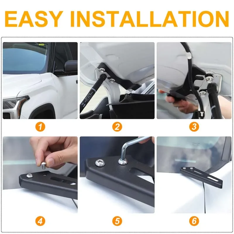 

For Toyota Tundra Pickup 2022+ Mounting Bracket extension LED spotlight Car cover spotlight bracket Carbon steel Fixed Bracket