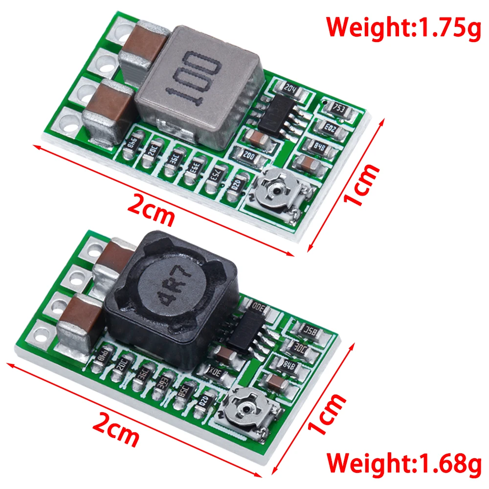 미니 DC-DC 스텝 다운 전원 공급 장치 모듈, 전압 벅 컨버터, 97.5% 조절 가능, 12-18V ~ 5V 3A, 1.8V, 2.5V, 3.3V, 5V, 9V, 12V, 5 ~ 20 개