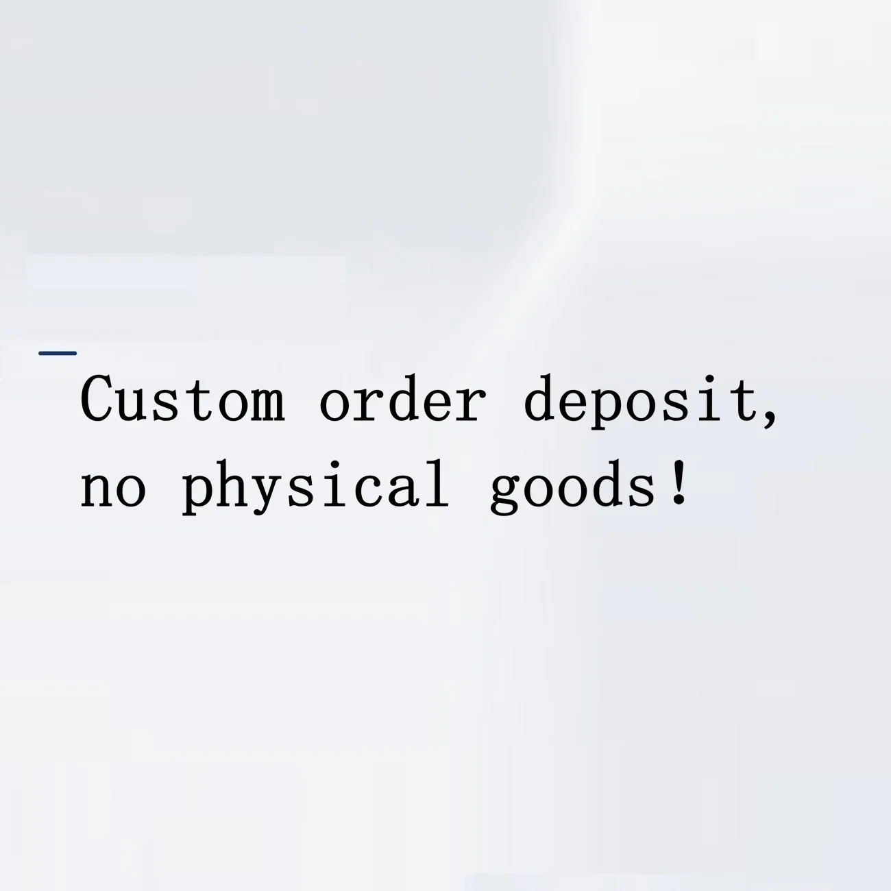 Custom Wholesale Deposit - Only after seller confirmed, DO NOT BUY WITHOUT MESSAGE