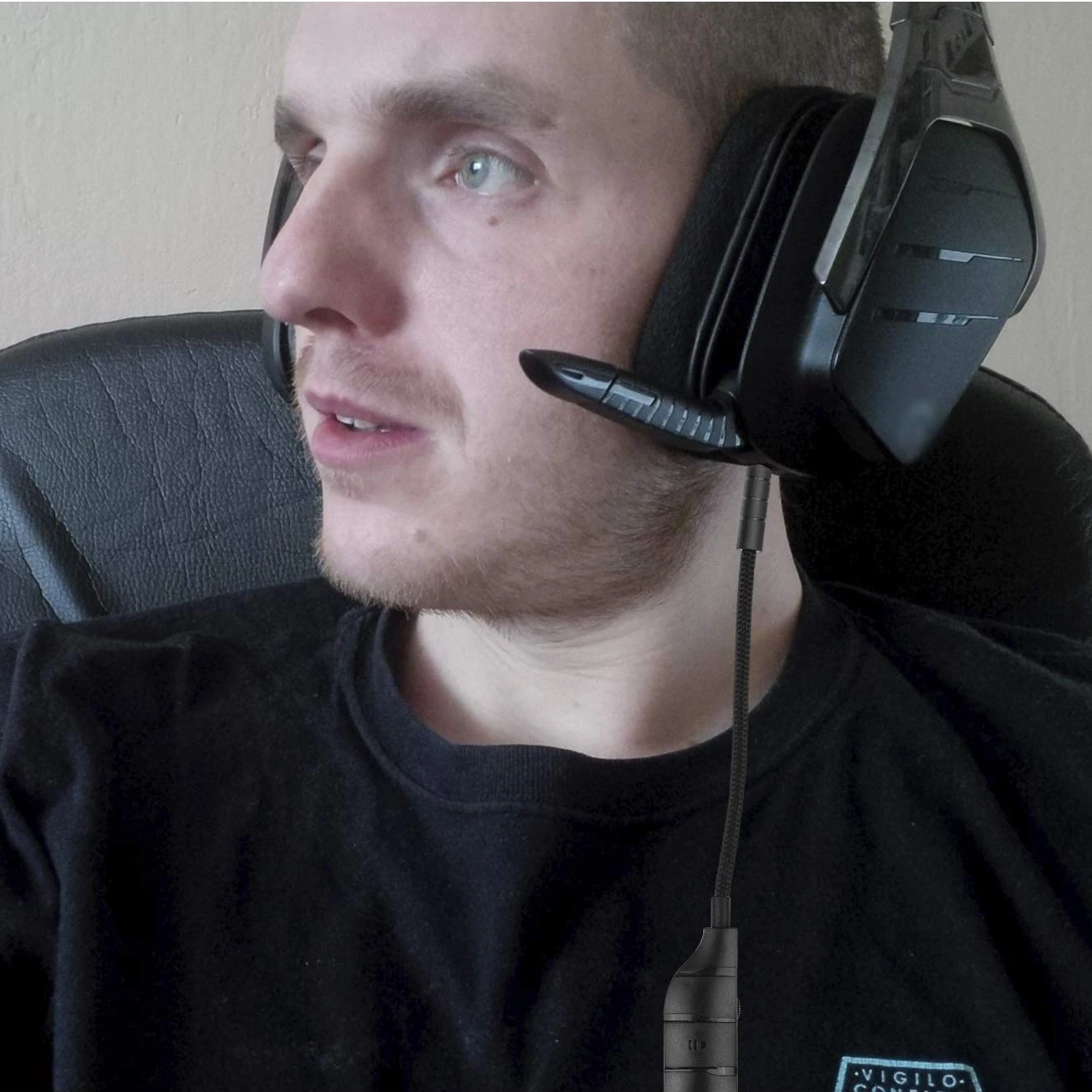 สายเคเบิลทดแทนสำหรับ Logitech G933 G933S G633 G633S G635 DTS G935หูฟังเกม With Inline Mic ปริมาณสวิทช์ควบคุม