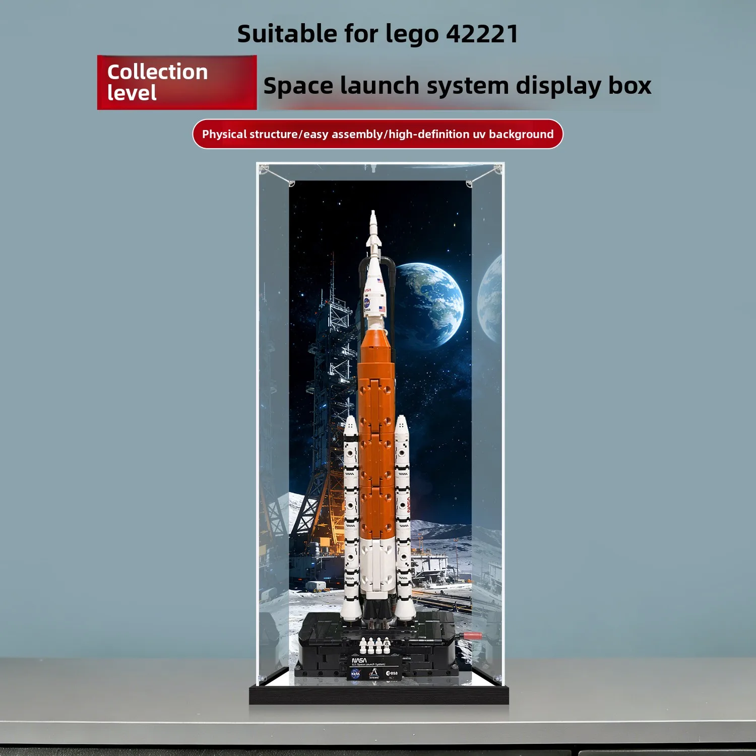 caja-de-almacenamiento-acrilica-vitrina-para-el-modelo-42221-del-sistema-de-lanzamiento-espacial-bloques-de-construccion-g