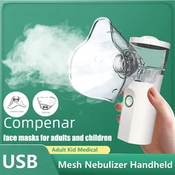 Outdoor Portable Kids Adult Saving dispositivo di emergenza nebulizzatore Silent Mesh Mini Kit di pronto soccorso atomizzatore portatile per inalatore per l'asma