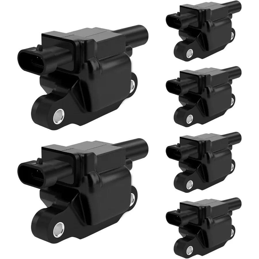 

SCITOO 100 Новый набор катушек зажигания из 6 шт., совместимый с автомобилями GMC Yukon XL 6.2L 2015-2018, подходит для OE: UF743, высокопроизводительный