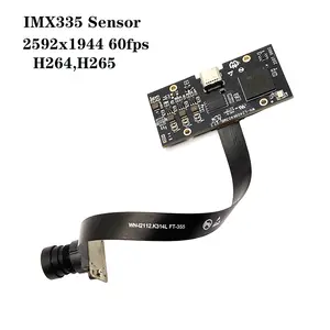 Bilashmart HD 5MP 2592x1944 USB3.0 60FPS camera module IMX335 Sensor MJPEG YUV2 NV12H264 H265 FOV 88° shooting video