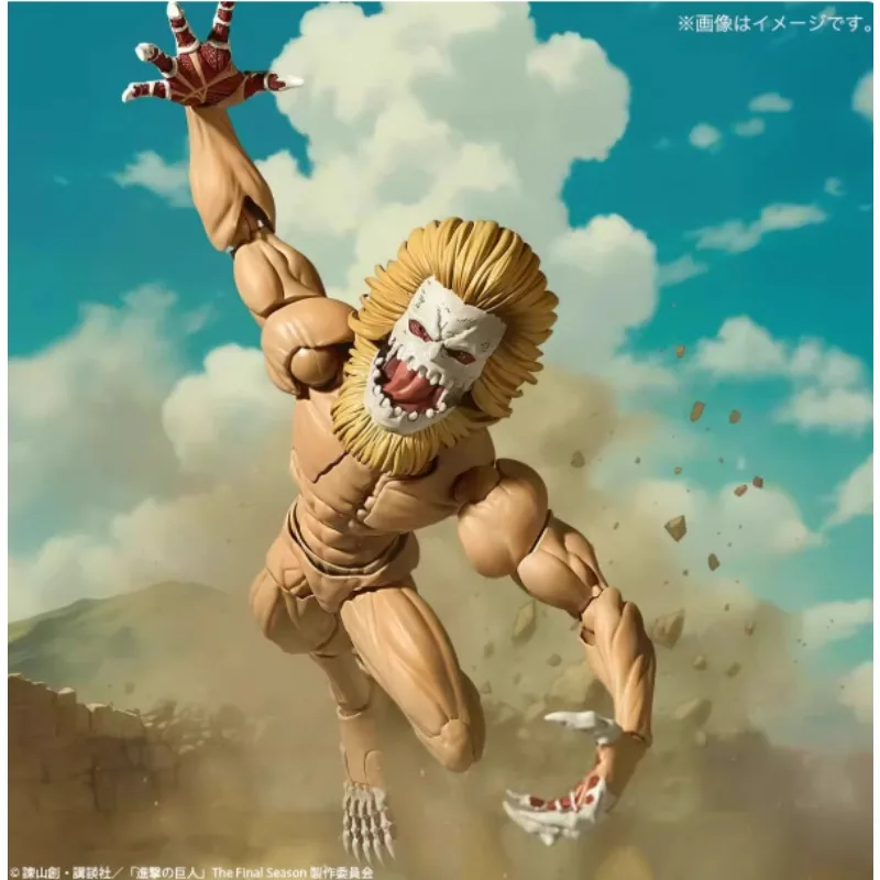 

【В наличии】 KAIYODO AMAZING YAMAGUCHI Attack on Titan Eren Jaeger Armored Titan Female Titan ПВХ Фигурки Подарки