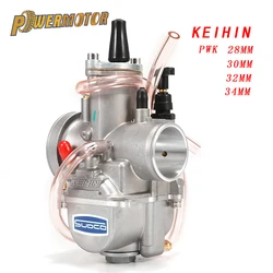 Motorcycle Flat Curtain Carburetor Keihin for Keihin PWK 28 30 32 34mm Scooter 2T 4T ATV Dirt Bike Enduro Motocross Accessories