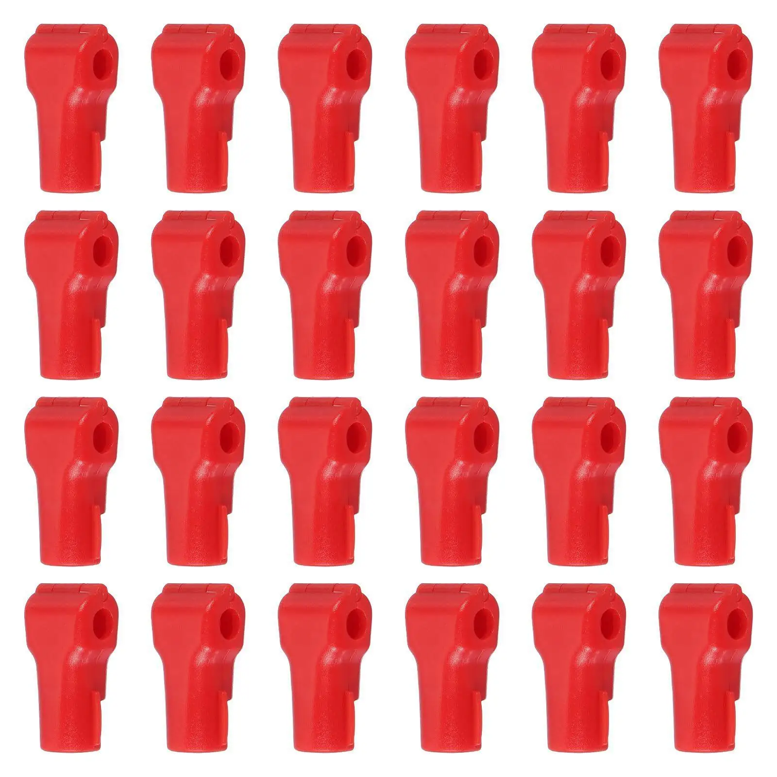 50 Pieces Peg Locks Red Multifunctional Retail Store Shopping Center Lightweight Peg Pegboard per Lock