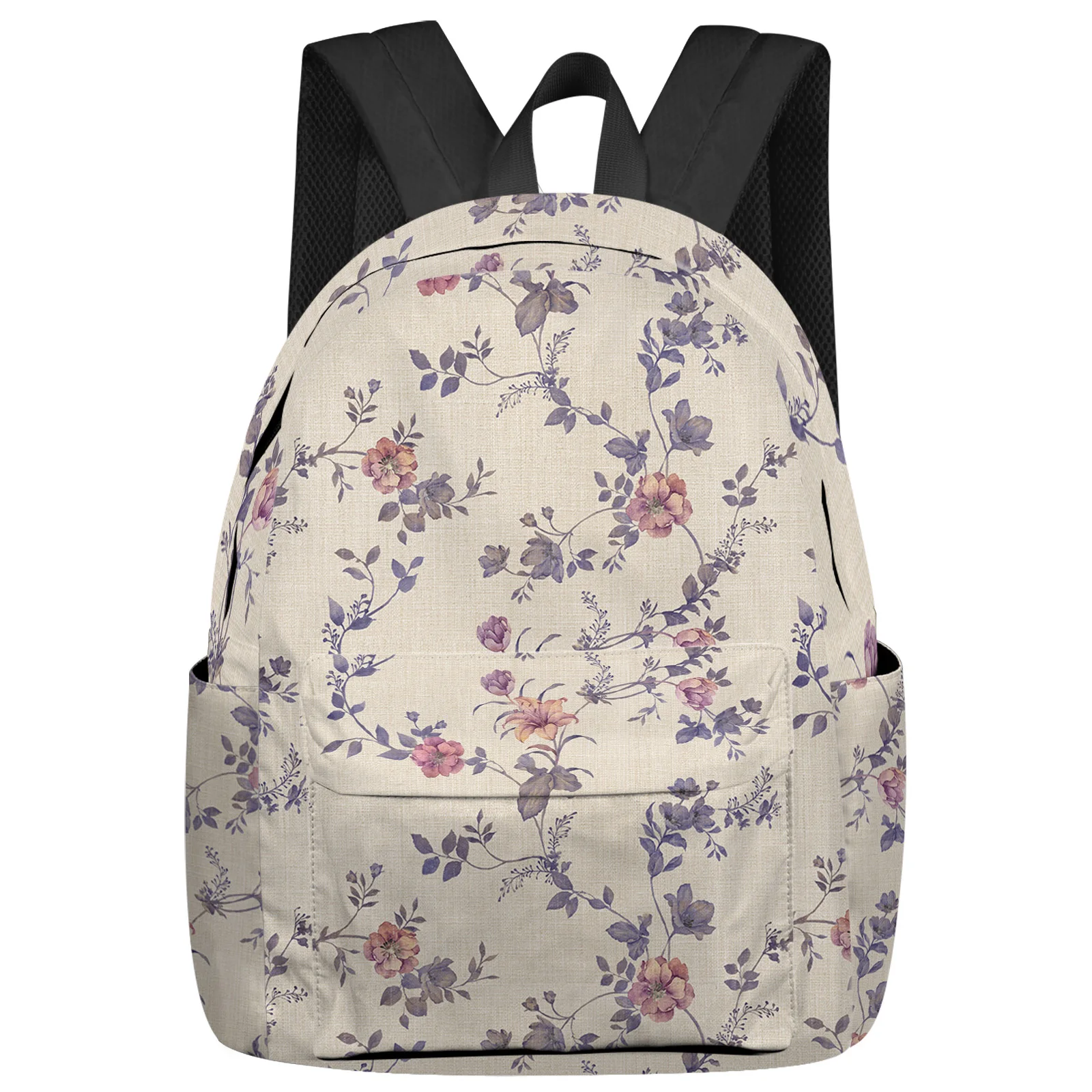 Plant Flower Backpack Men Women's Fashion Travel Backpack High Capacity Student School Bags