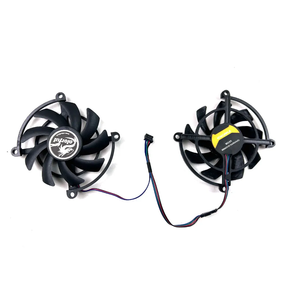 

Охлаждающий вентилятор 85 мм 4-контактный GTX 1070 1060 ВЕНТИЛЯТОР графического процессора для красочных вентиляторов видеокарты GTX 1060 1070