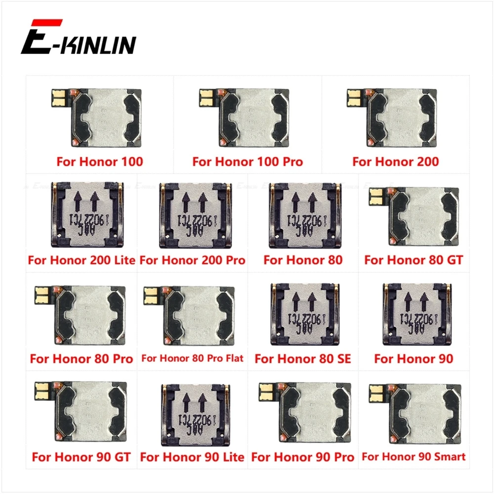 Top Ear Speaker Receiver Earpieces For HuaWei Honor 100 200 90 Smart Lite 80 SE GT Pro Flat Replacement Parts