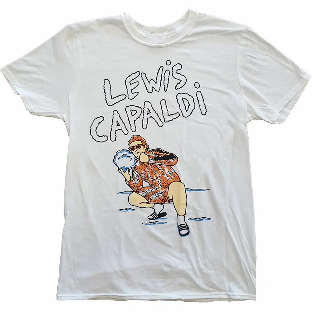 Lewis Capaldi Snow Leopard Official T Shirt Mens