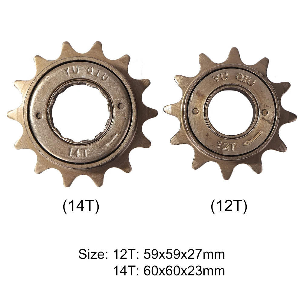 12/14/T Teeth Single Speed Freewheel Flywheel Sprocket Bicycle Folding Bike Gear