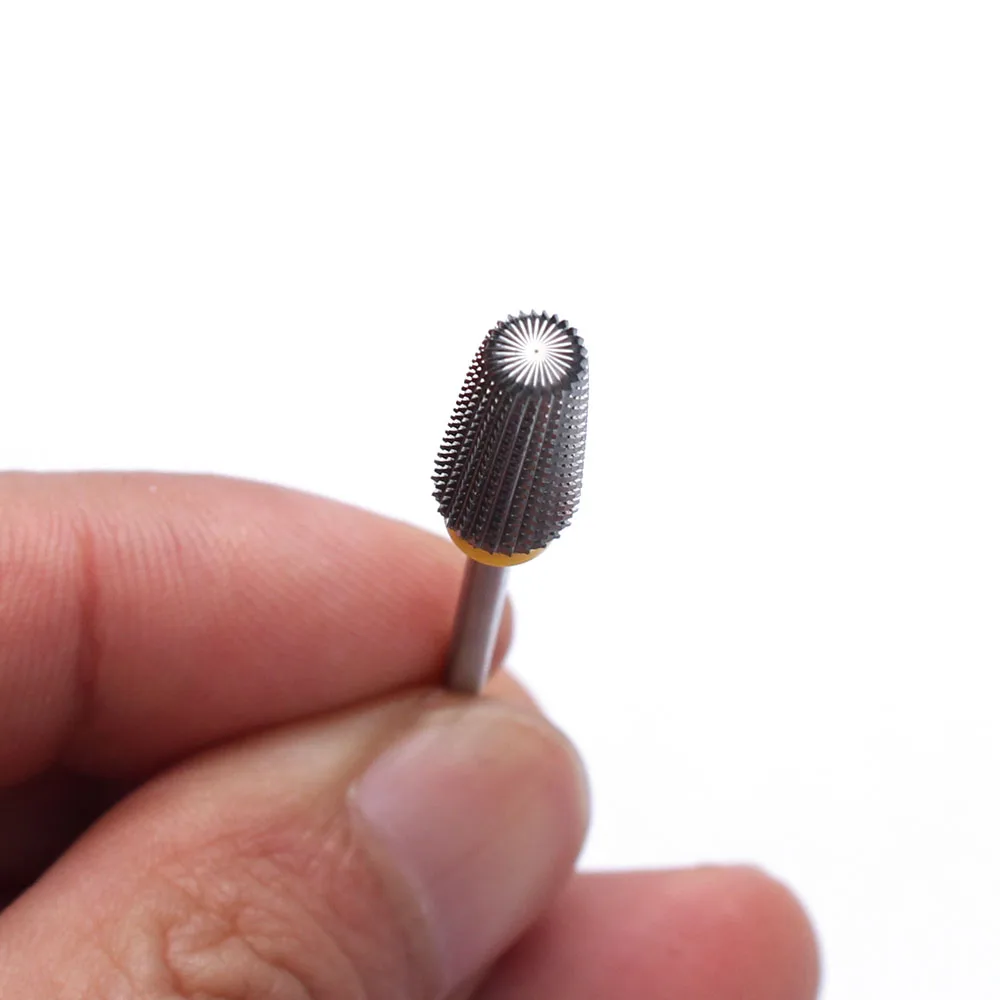 Forets à ongles en carbure de sécurité coniques 5 en 1, 1 pièce, avec fraise coupée pour manucure, enlever les ongles en Gel, accessoires de Salon