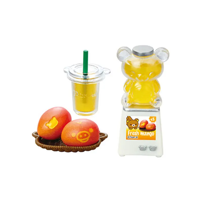 REMENT Rilakkuma boîte aveugle Miniature alimentaire dépanneur réfrigérateur Micro nourriture paresseux ours en boîte jouet figurine à collectionner